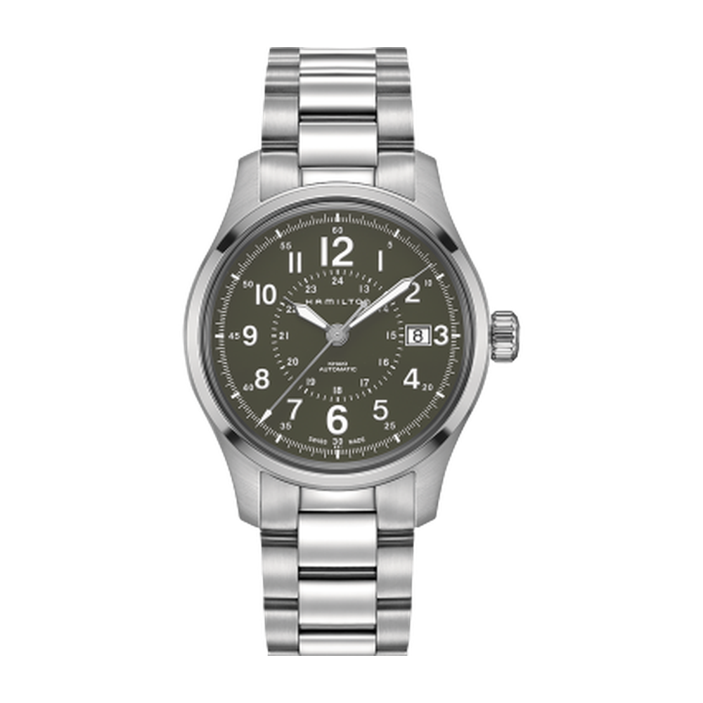 Hamilton Khaki Field Automatic 40mm Green / Bracelet