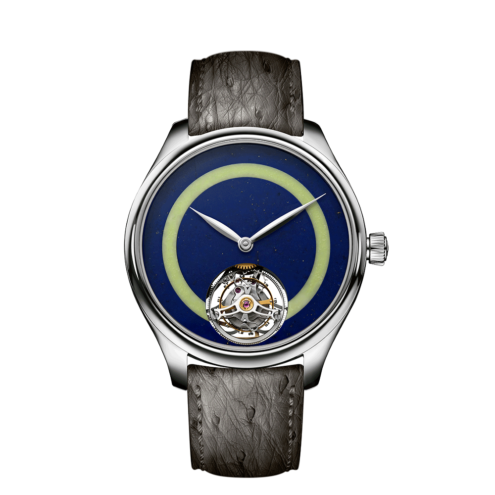 H. Moser & Cie Endeavour Tourbillon Concept POP Lapis Lazuli and Lemon Chrysoprase