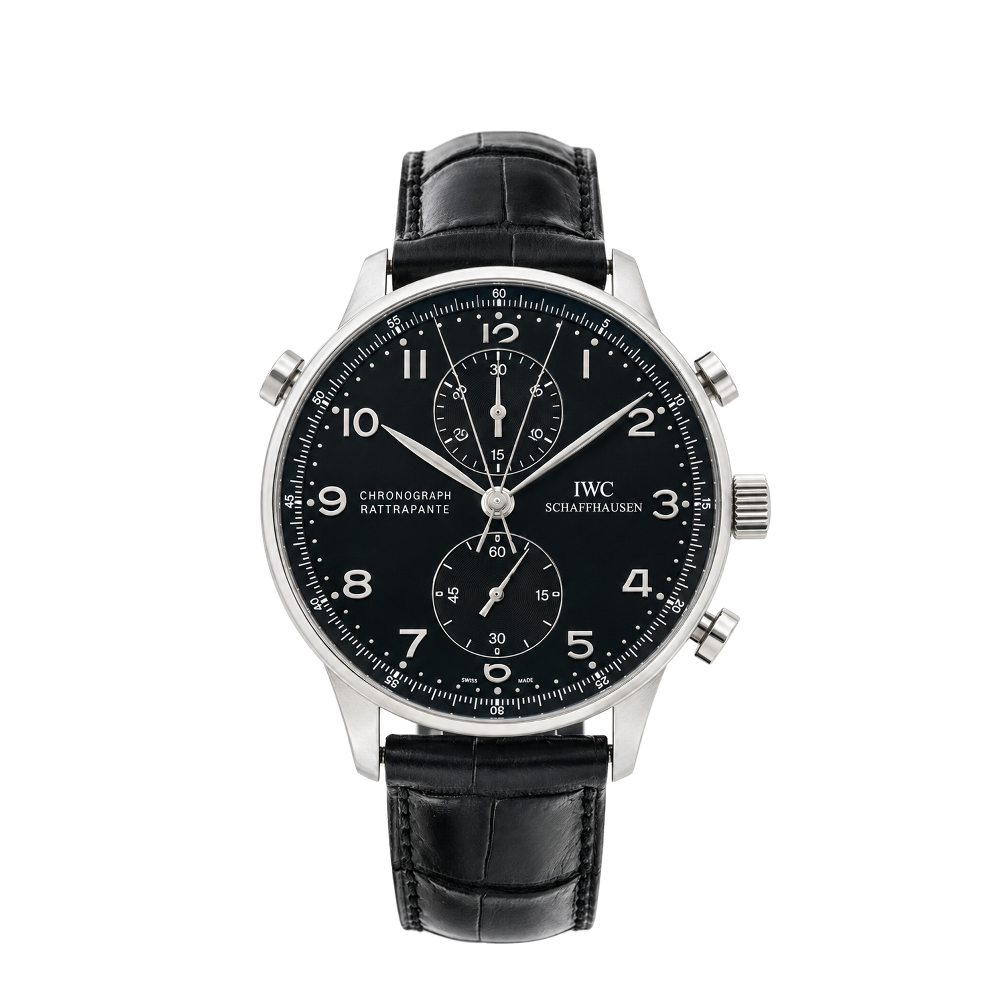 IWC Portugieser Chrono-Rattrapante White Gold / Black