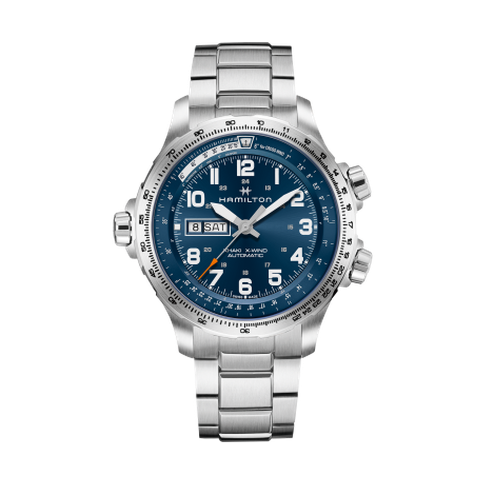 Hamilton Khaki Aviation X Wind Day Date Auto Blue