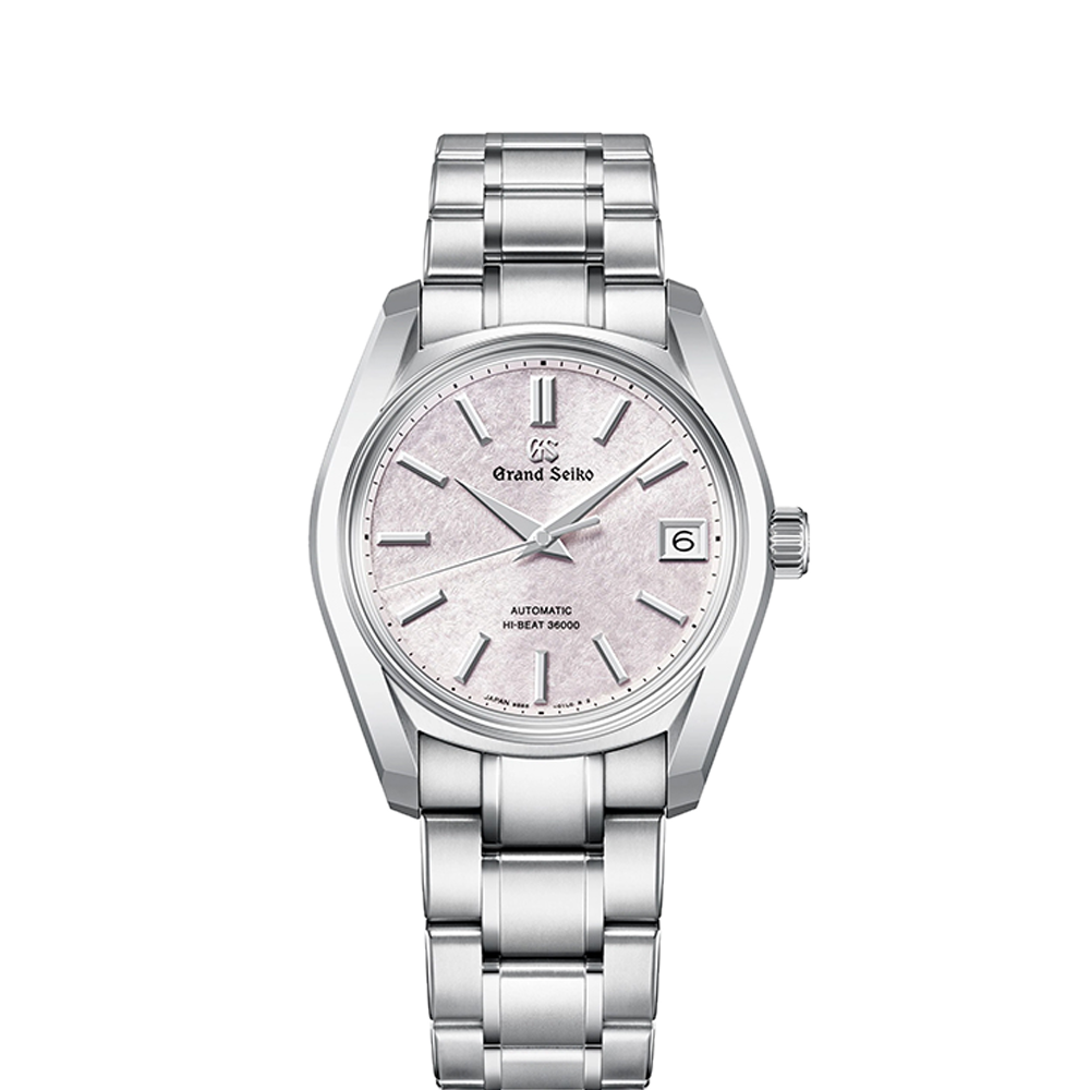 Grand Seiko Hi-Beat 36000 Sakura-kakushi Pink/Salmon Dial Straps