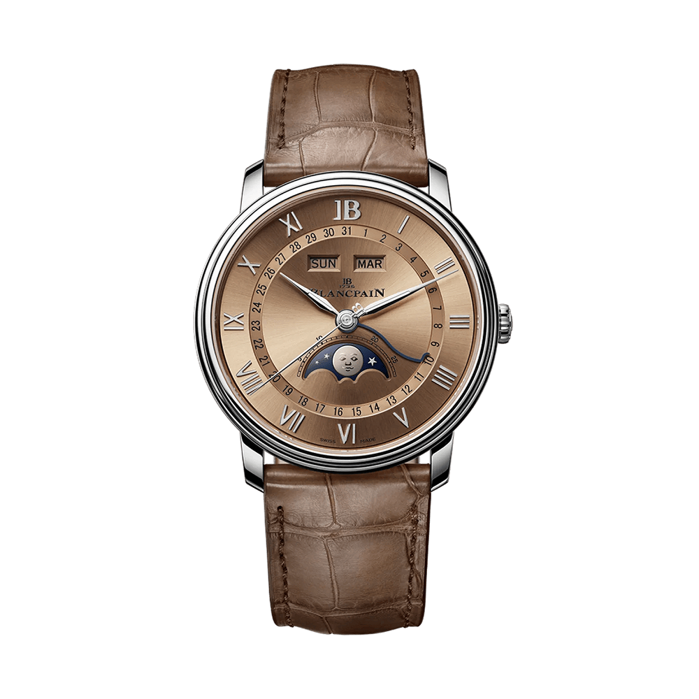 Blancpain Quantieme Complet Brown Gold Steel Brown / Champagne / Silver / Blue / Grey / White / Black Dial Straps