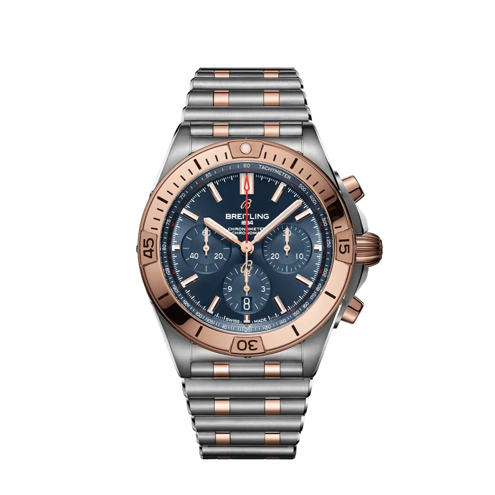 Breitling Chronomat B01 42 Blue/Navy Dial Straps