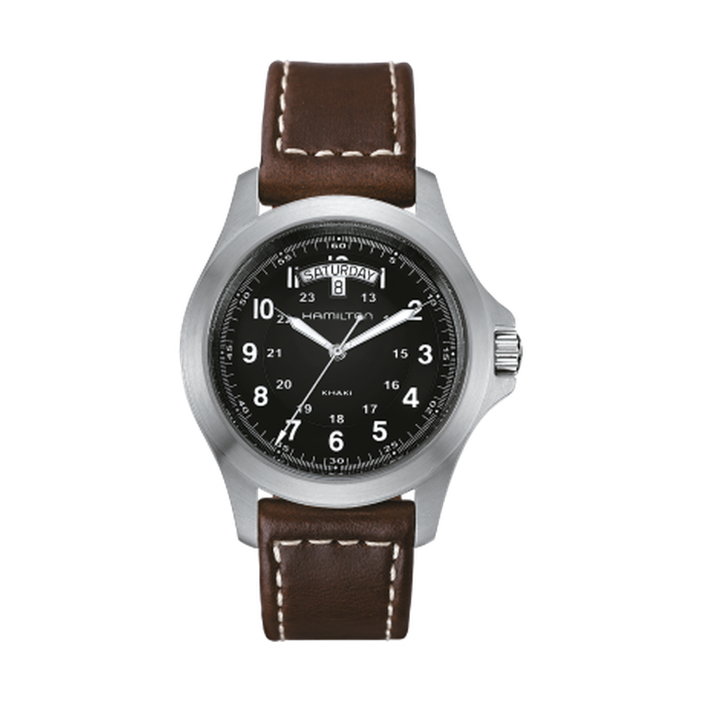 Hamilton Khaki Field King Quartz Stainless Steel / Black