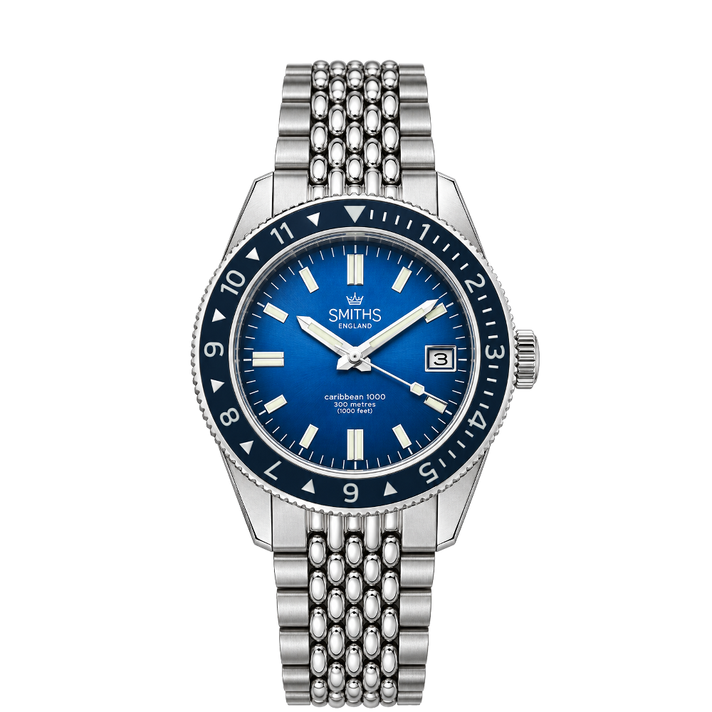 Smiths CARIBBEAN 1000 PRS-55 Blue/Navy Dial Straps
