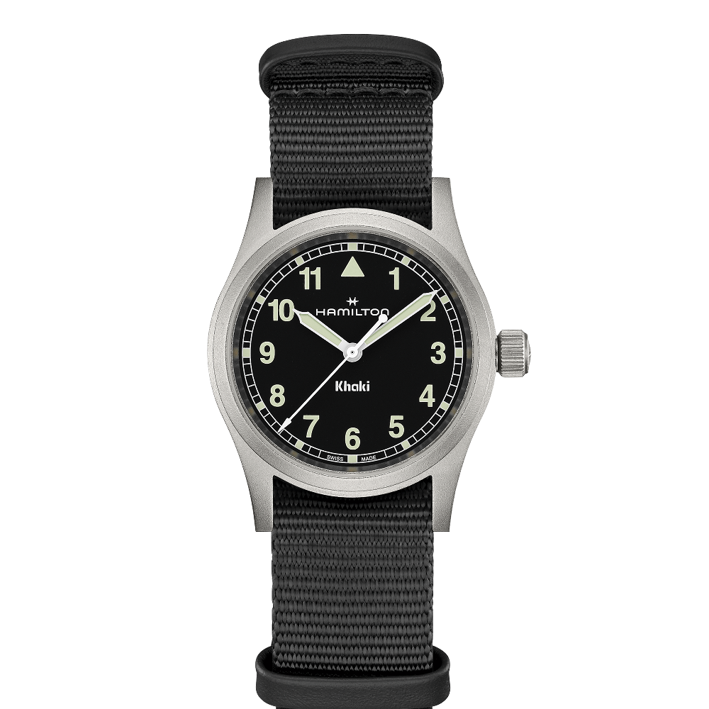 Hamilton Khaki Field Quartz 33 Stainless Steel / Black