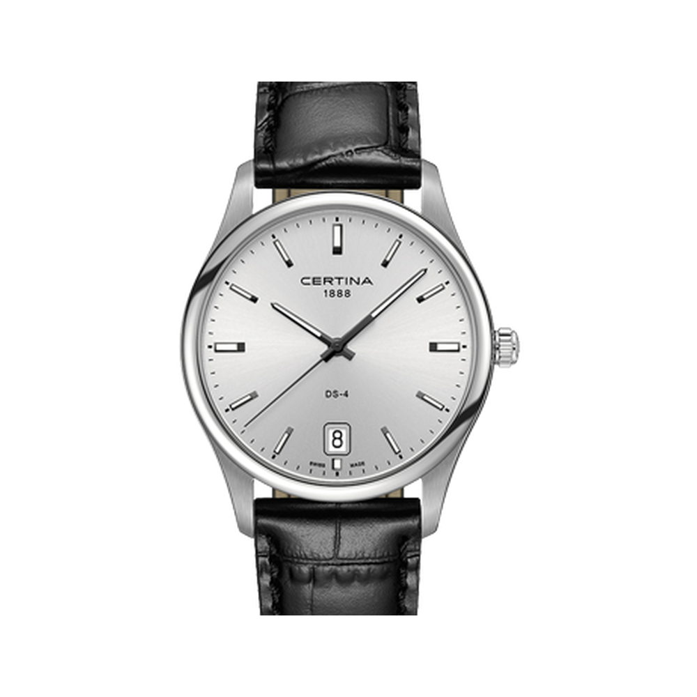 Certina Quartz Silver 40mm Silver Dial Straps