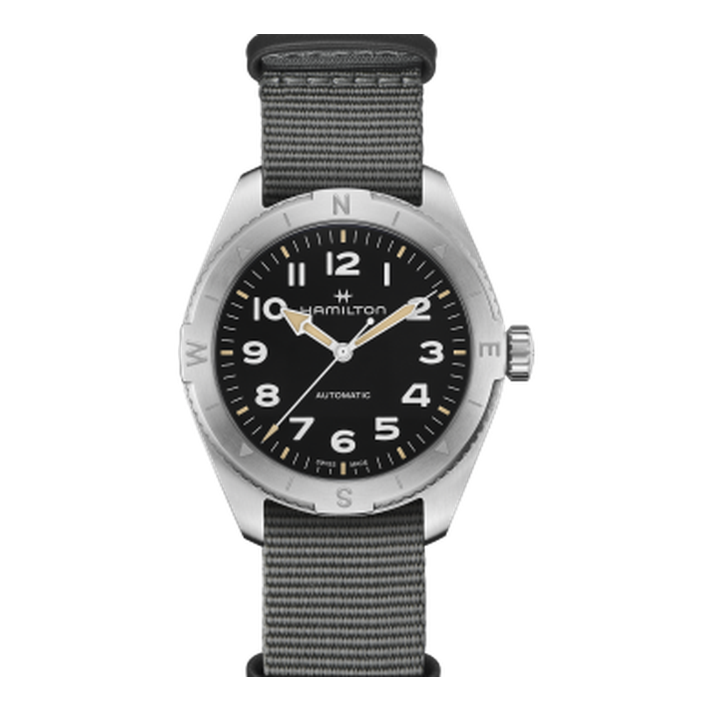 Hamilton Khaki Field Expedition 41 Stainless Steel / Black / NATO