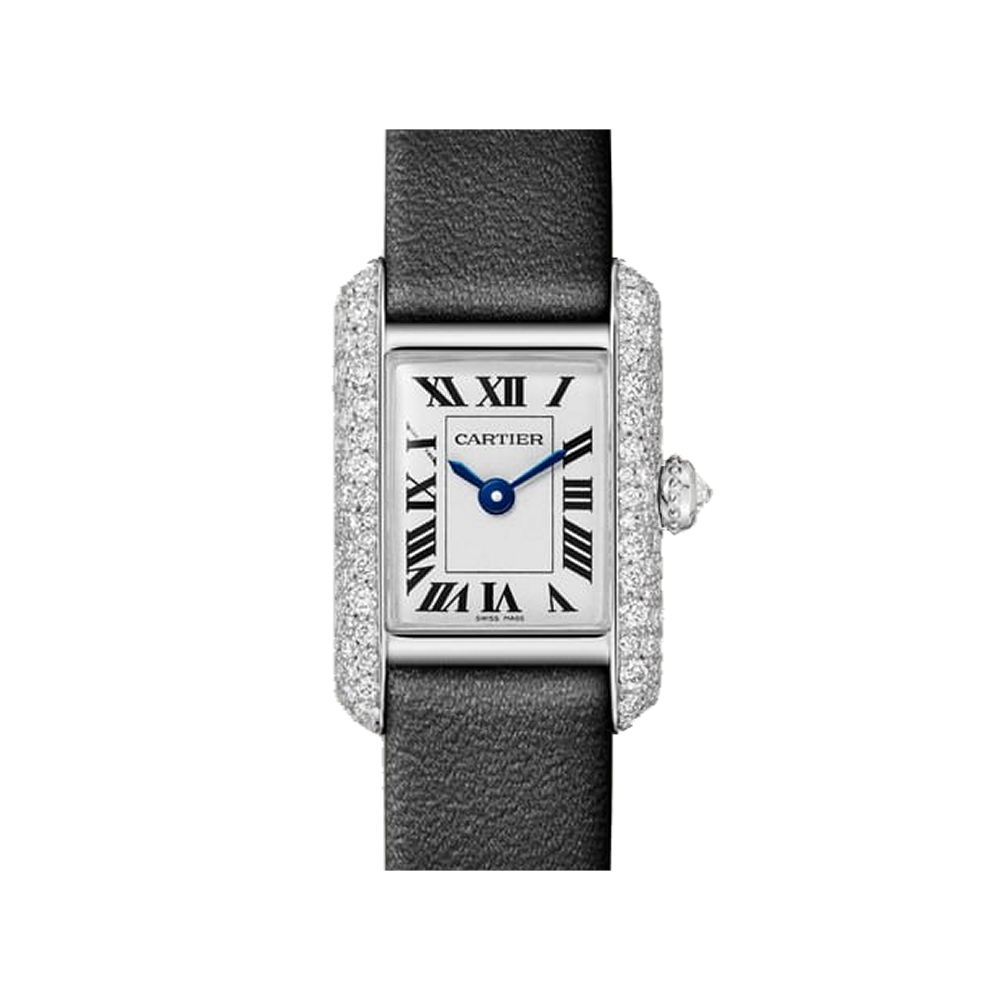 Cartier Tank Louis Cartier Mini White Gold Diamonds