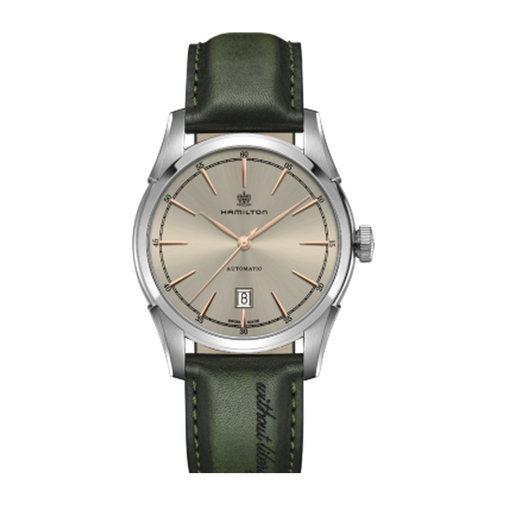 Hamilton Spirit Of Liberty Auto 42 Stainless Steel / Beige