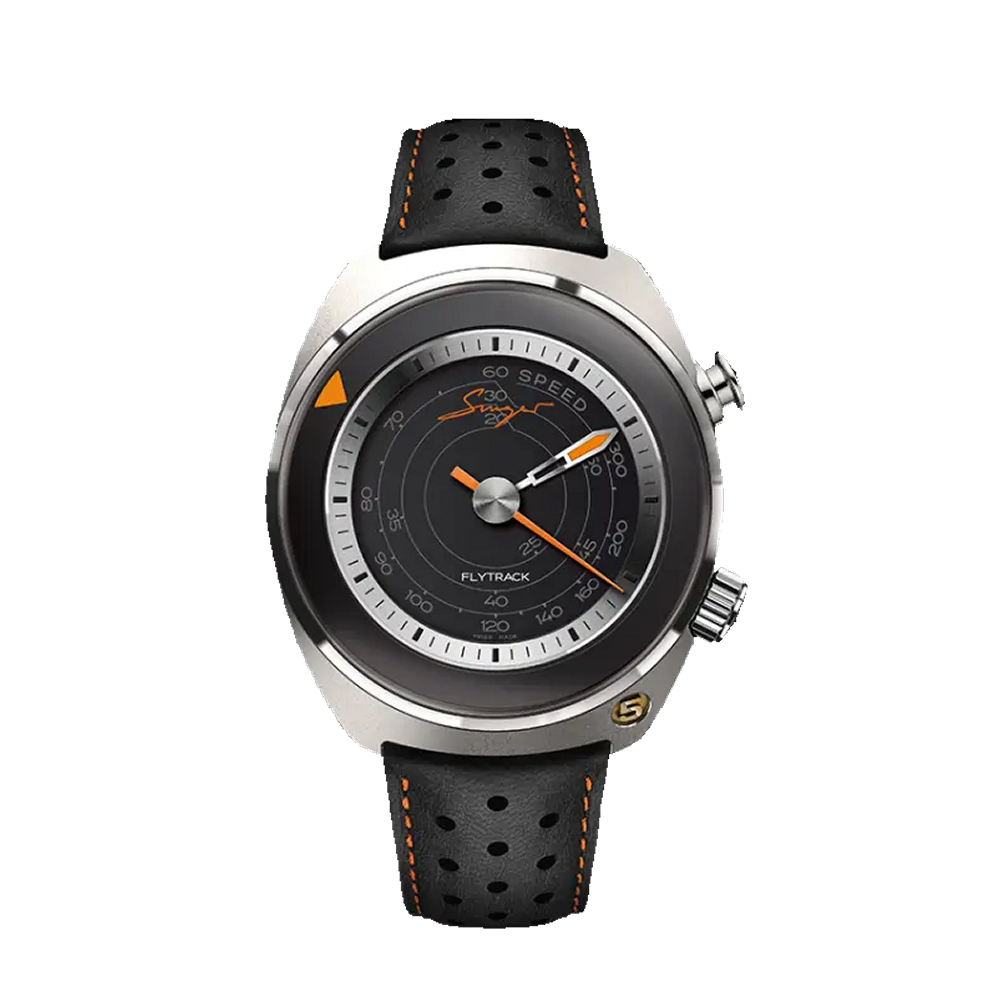 Singer Reimagined Prime Edition Tachymeter Titanium Black Black / Grey / Silver / Orange Dial Straps