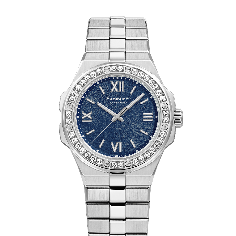 Chopard Alpine Eagle 36 Stainless Steel - Diamond / Blue