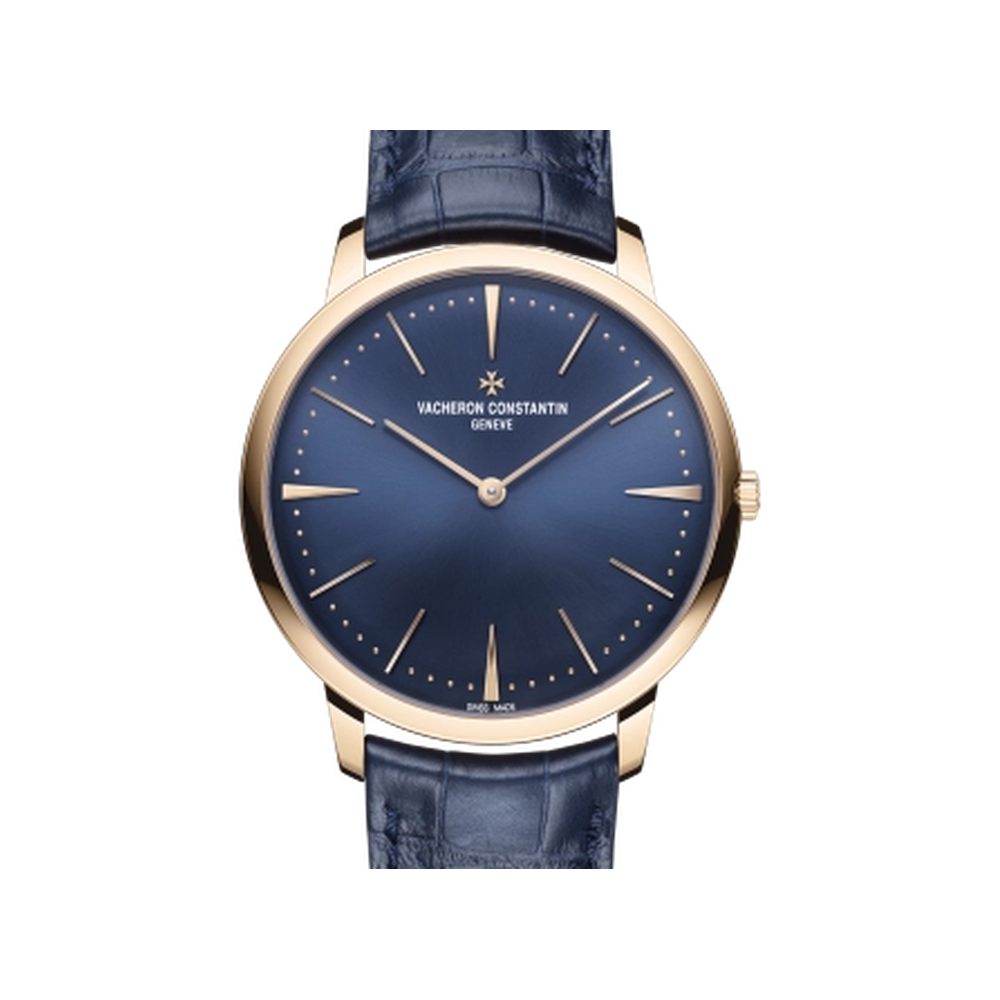 Vacheron Constantin Patrimony Contemporaine 40 Manual-Winding Pink Gold / Blue