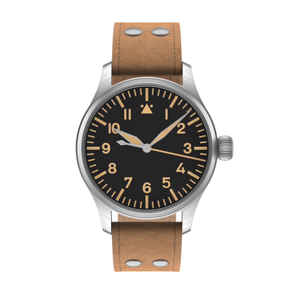 Stowa Stowa Flieger Vintage 36 Black Dial Straps