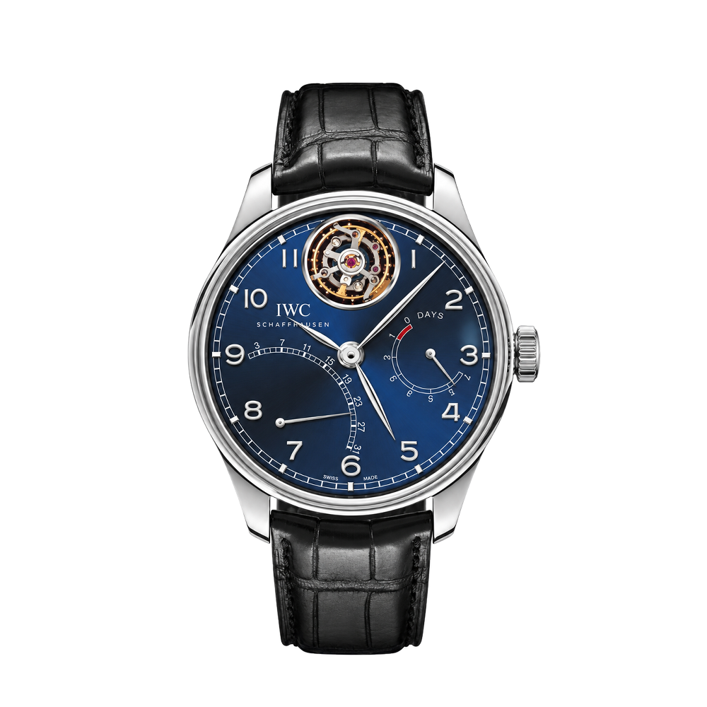 IWC Portugieser Tourbillon Mystère Rétrograde Platinum / Arije