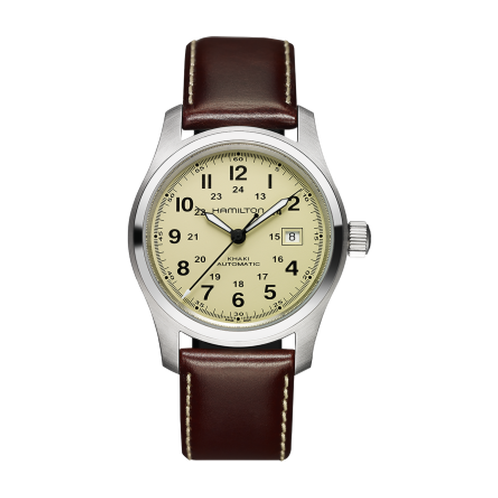 Hamilton Khaki Field Automatic Stainless Steel / Beige