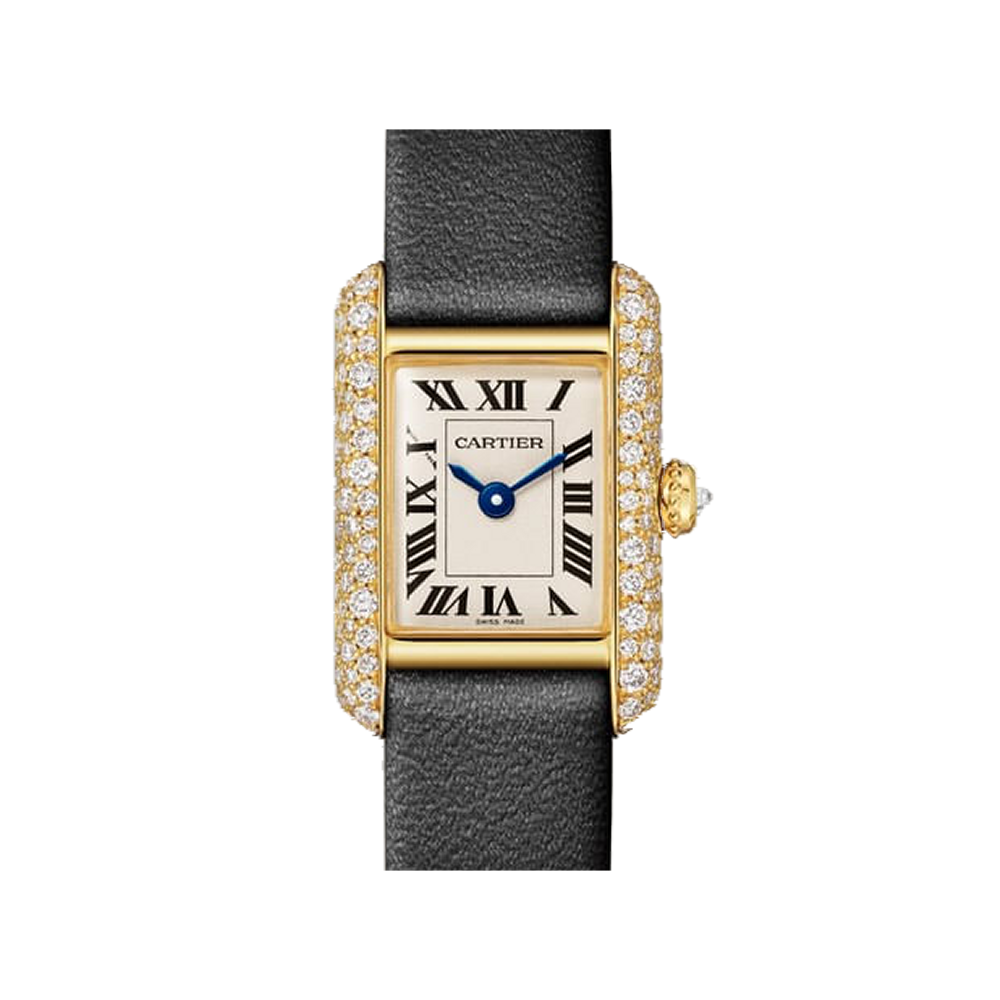 Cartier Tank Louis Cartier Mini Yellow Gold Diamonds