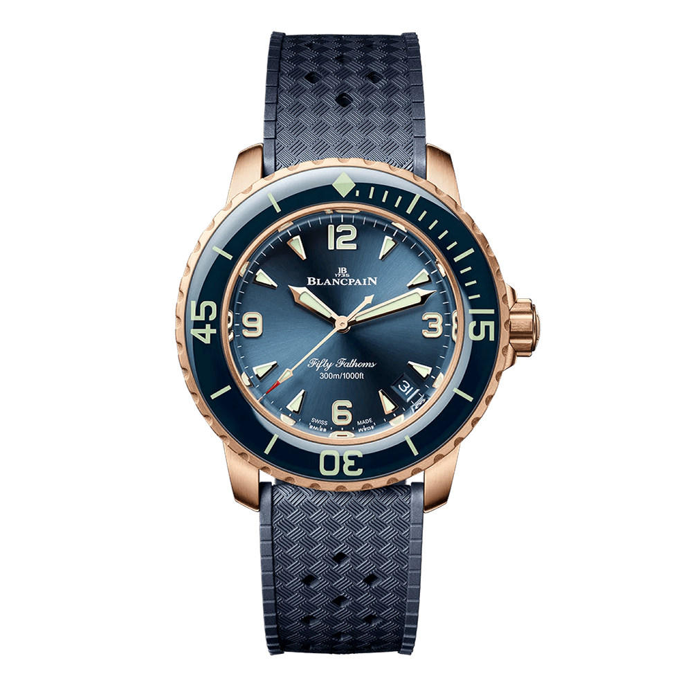 Blancpain Automatique Blue Red Gold