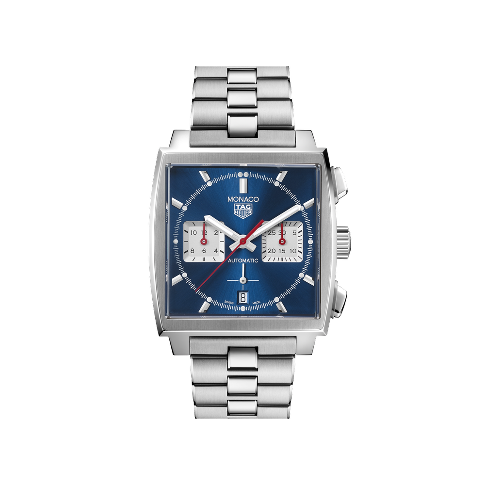 TAG Heuer TAG Heuer Monaco Chronograph - 39 mm - CBL2111.BA0644 Blue/Navy Dial Straps