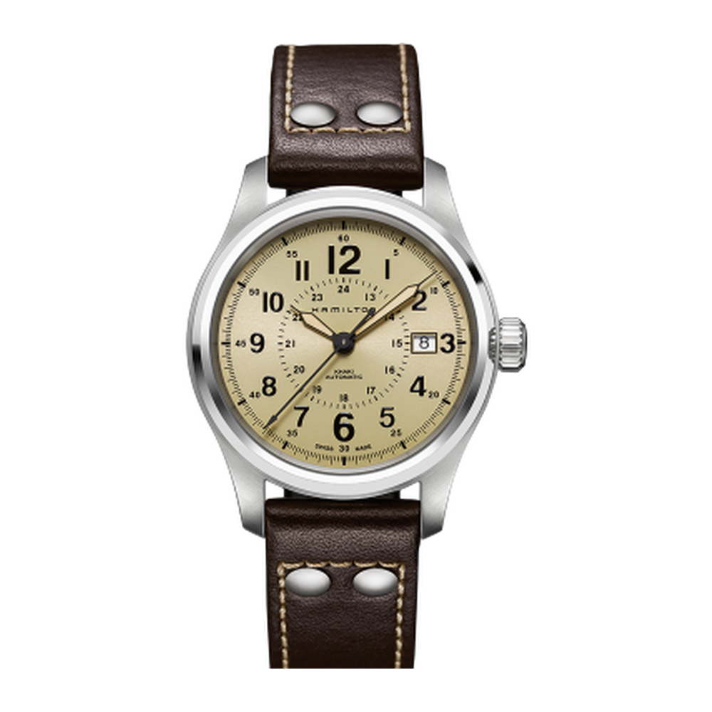 Hamilton Khaki Field Automatic Stainless Steel / Beige