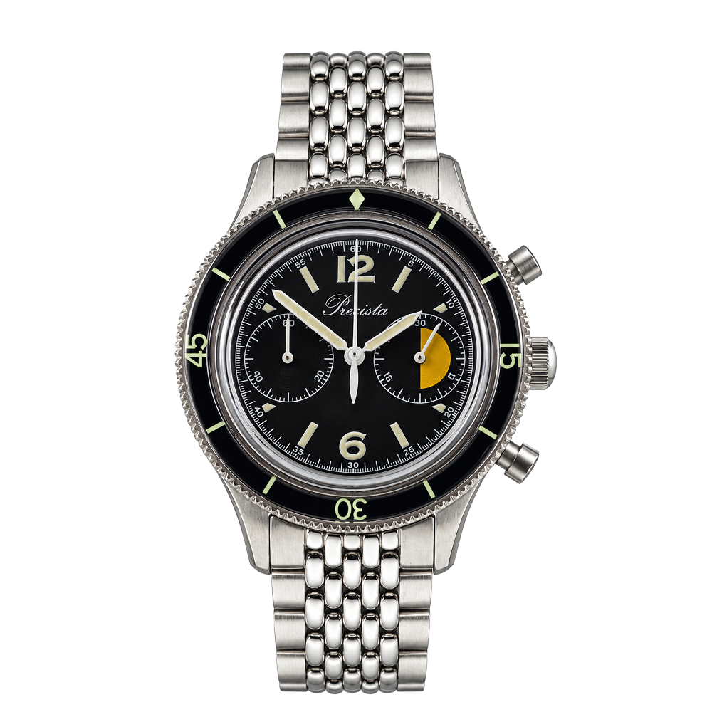 Precista PRS-45 AEROTIMER Black Dial Straps