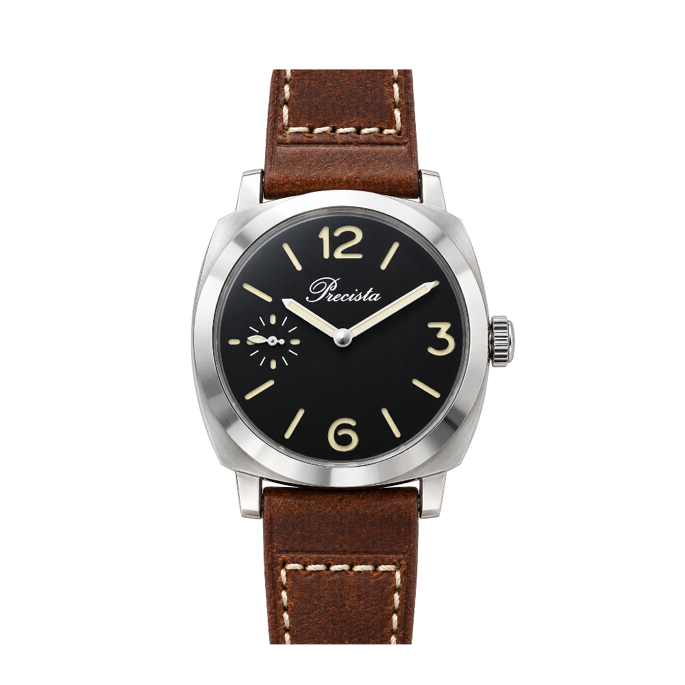 Precista ITALIAN PRS-46 - LIMITED EDITION Black Dial Straps