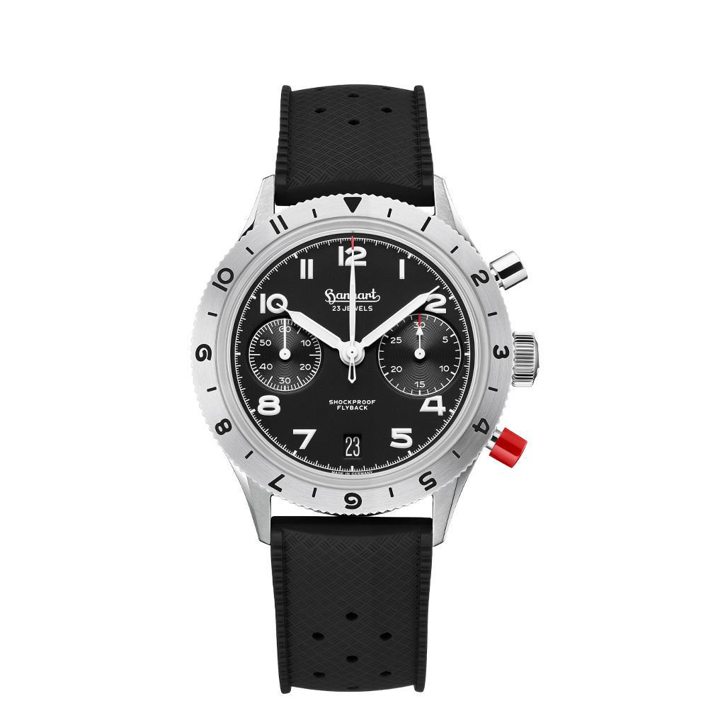 Hanhart Red Lion Mk II, 39 mm / Rubber