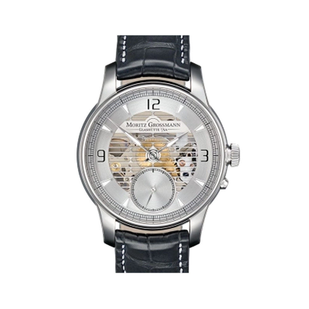 Moritz Grossmann Atum Pure L Stainless Steel / White