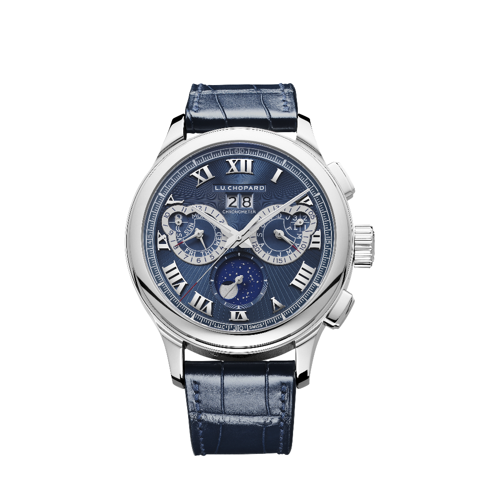Chopard L.U.C Perpetual Chrono Platinum / Blue