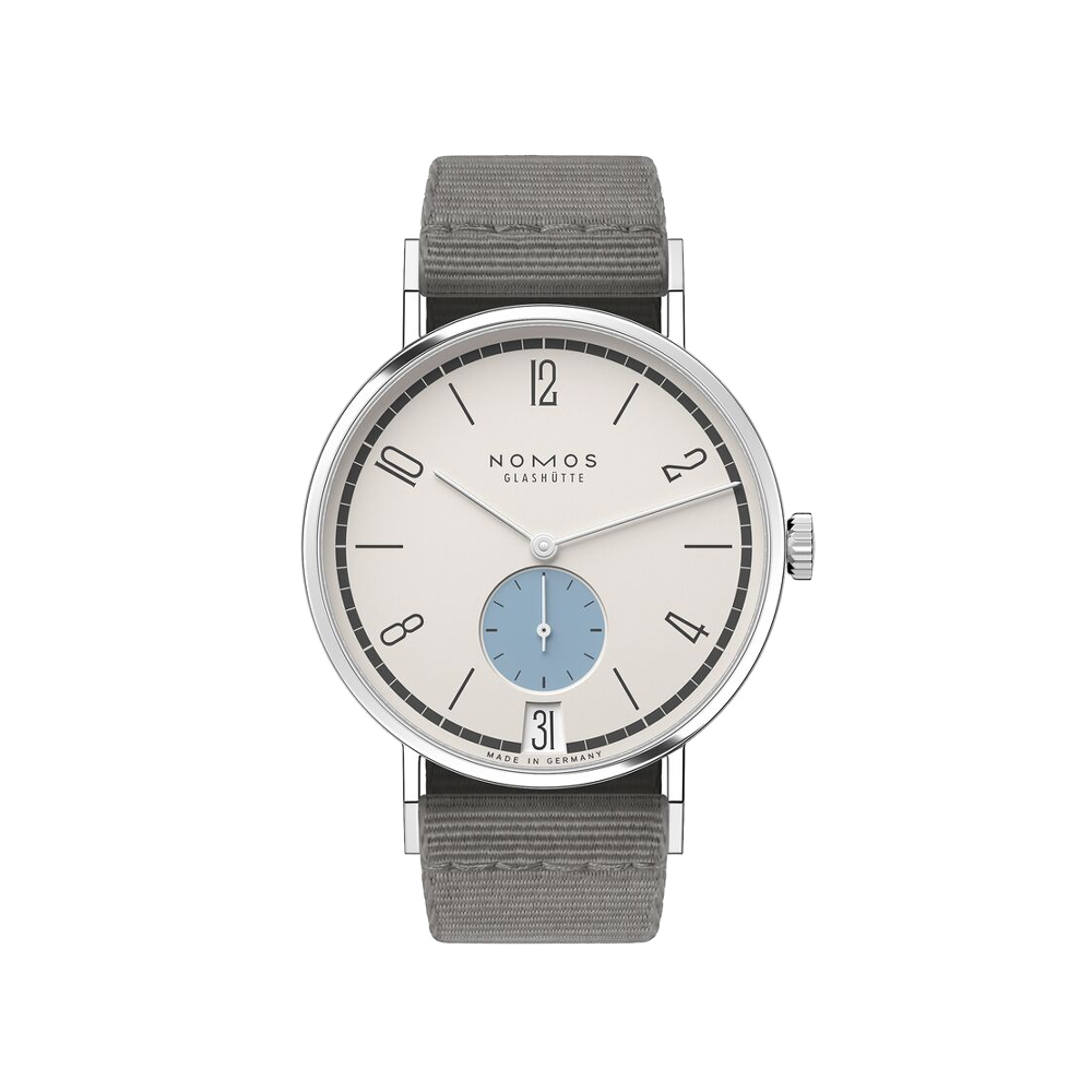 Nomos Tangente 38 Date Schneesturm