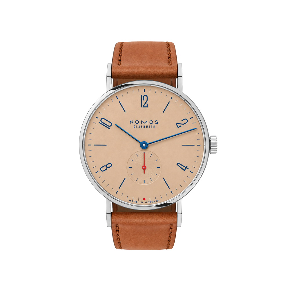 Nomos Tangente 38 Red Dot Salmon