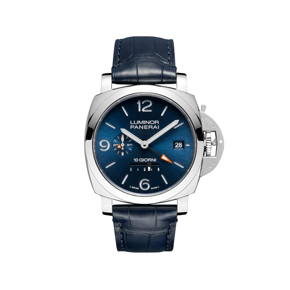 Panerai Luminor Dieci Giorni GMT Stainless Steel / Blue