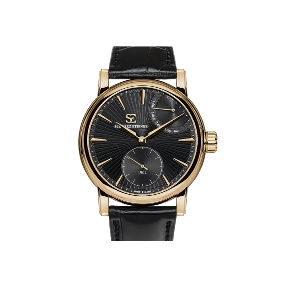 Schwarz Etienne Roma Power Reserve Rose Gold / Black