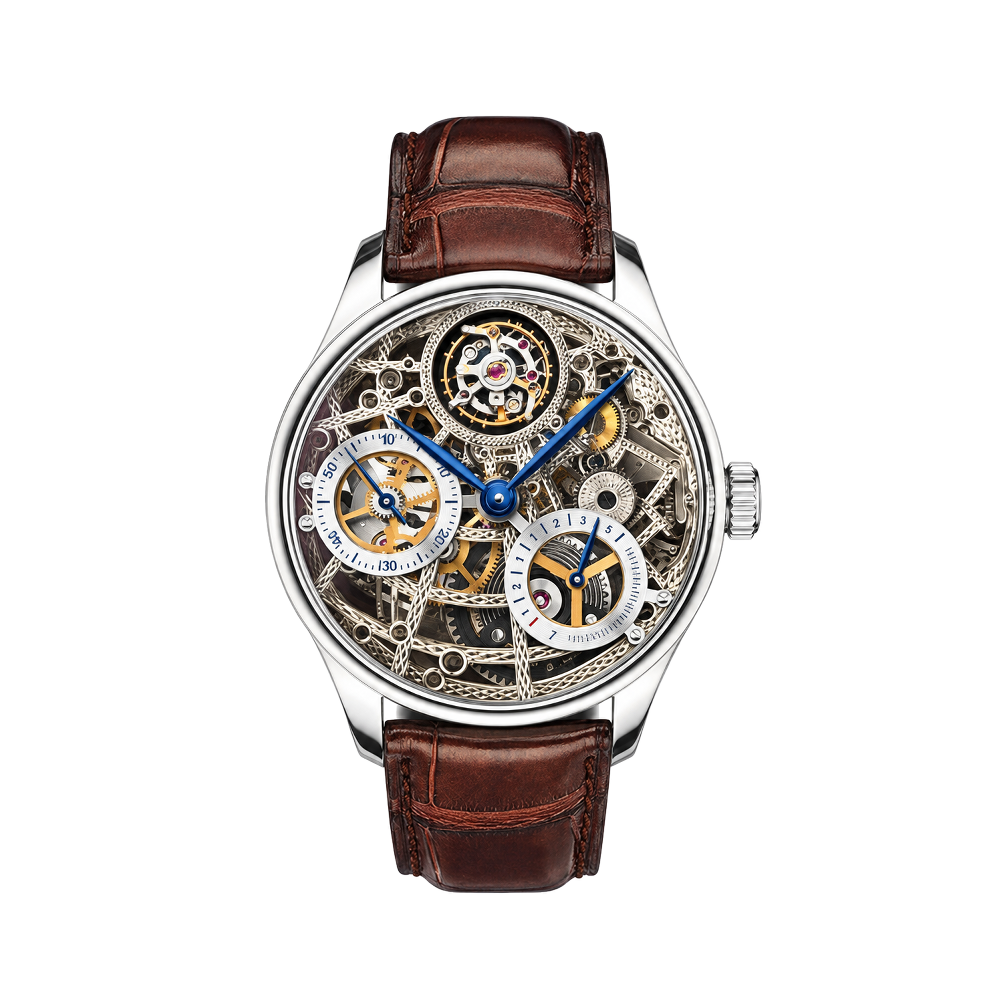 IWC Portugieser Tourbillon Mystere Squelette White Gold
