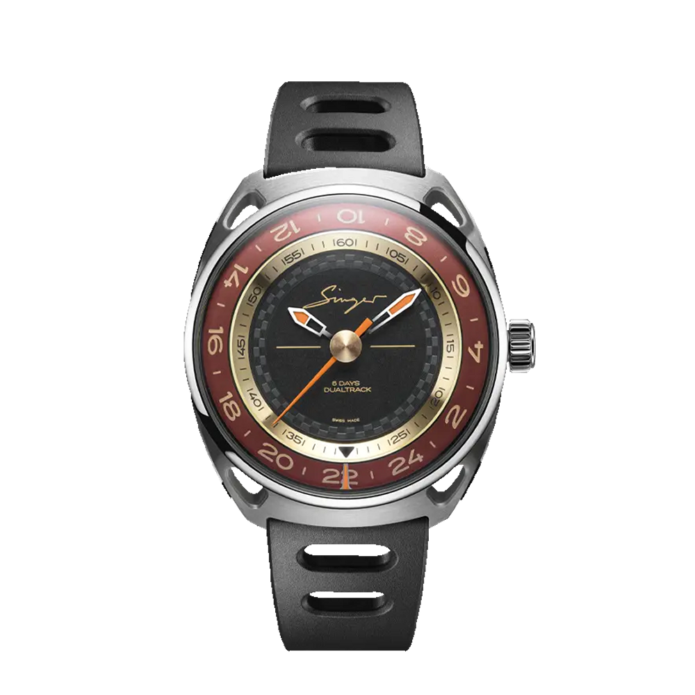 Singer Reimagined Horizon Red Stainless Steel
