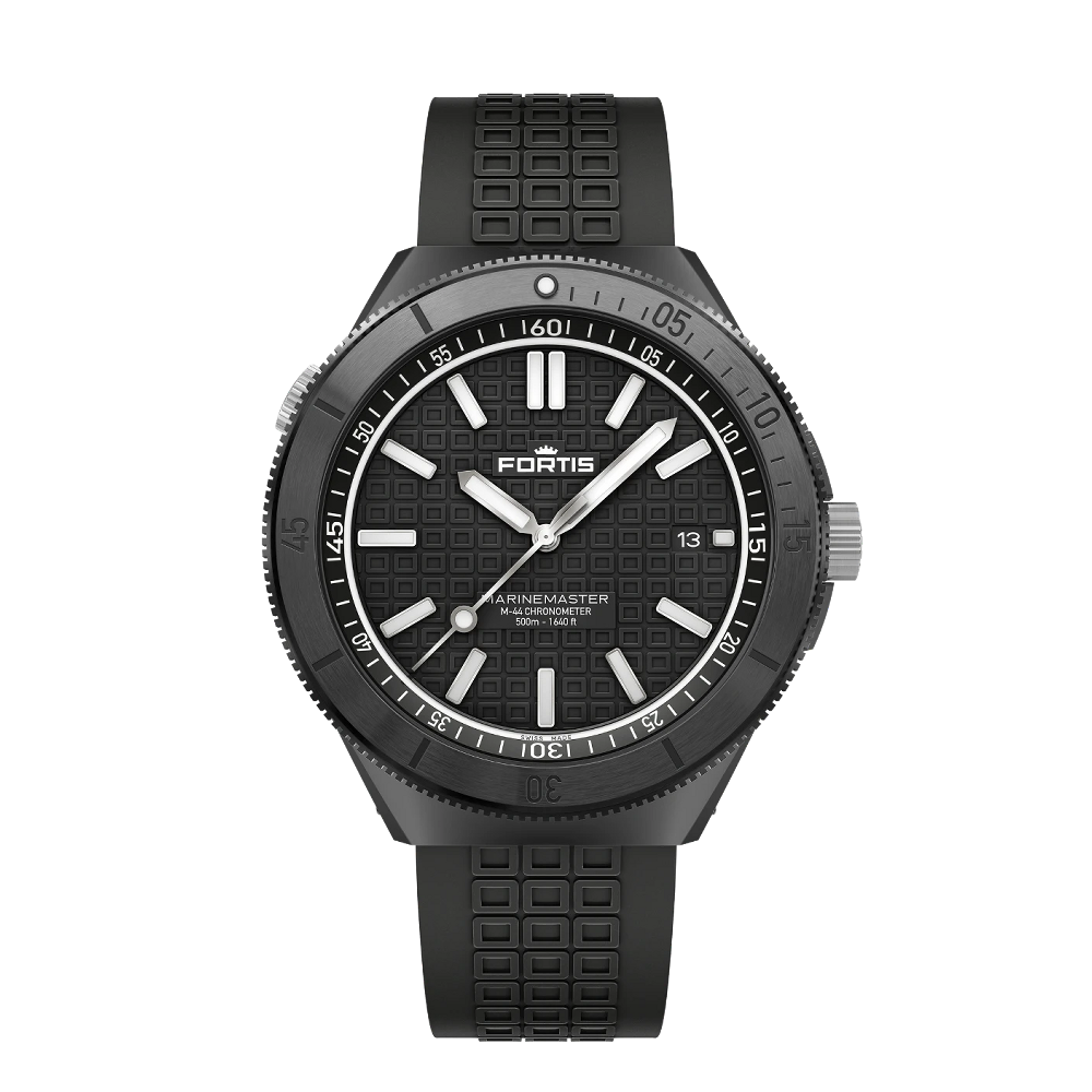 Fortis Marinemaster M-44 DLC Gravity Black