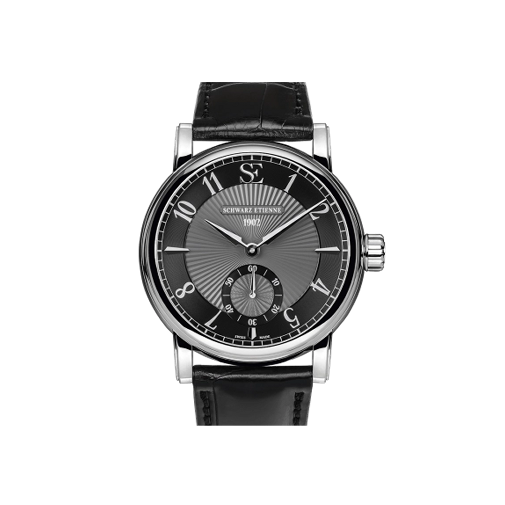 Schwarz Etienne Roma Small Seconds Stainless Steel / Black