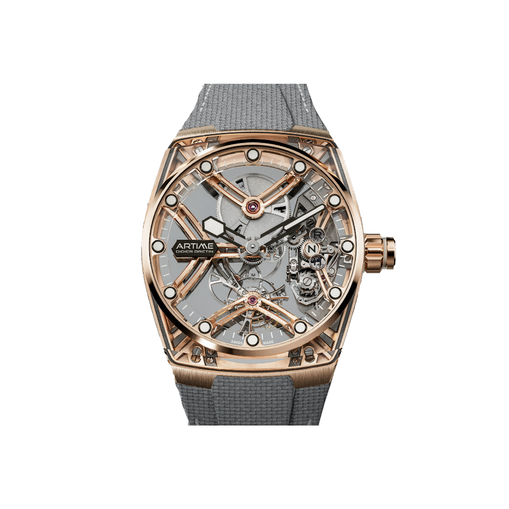 Artime ART01-5N Tourbillon Skeletonised/Openwork Dial Straps