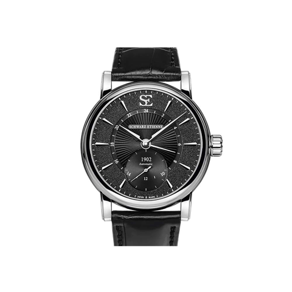 Schwarz Etienne Roma GMT Stainless Steel / Black