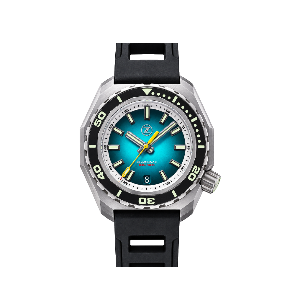 Zelos Zelos Hammerhead 2 1000m Steel 'Teal' ETA2892