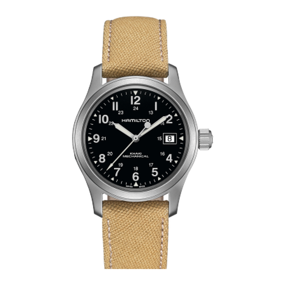 Hamilton Khaki Field Mechanical 38 Stainless Steel / Black