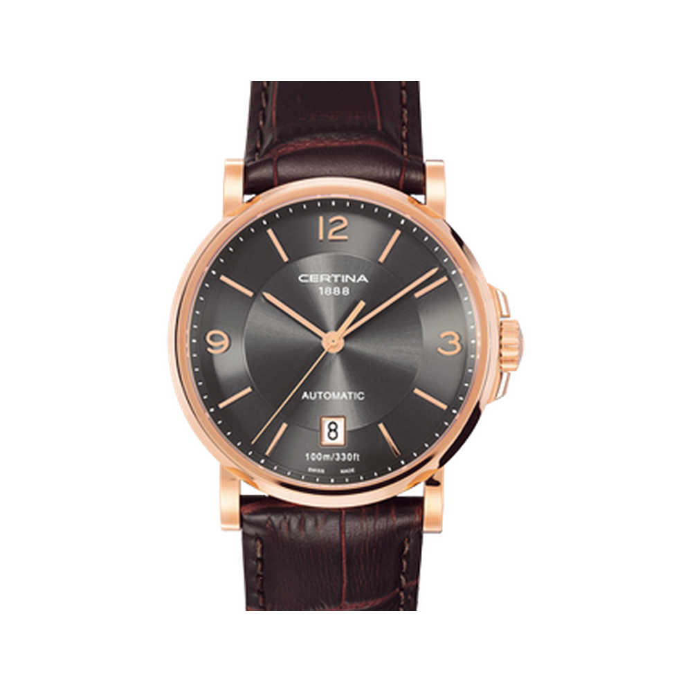 Certina Automatic Grey Rose Gold 38mm