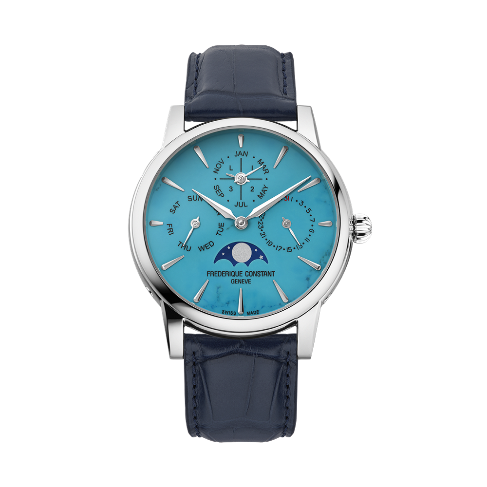 Frederique Constant Classic Perpetual Calendar Manufacture Turquoise