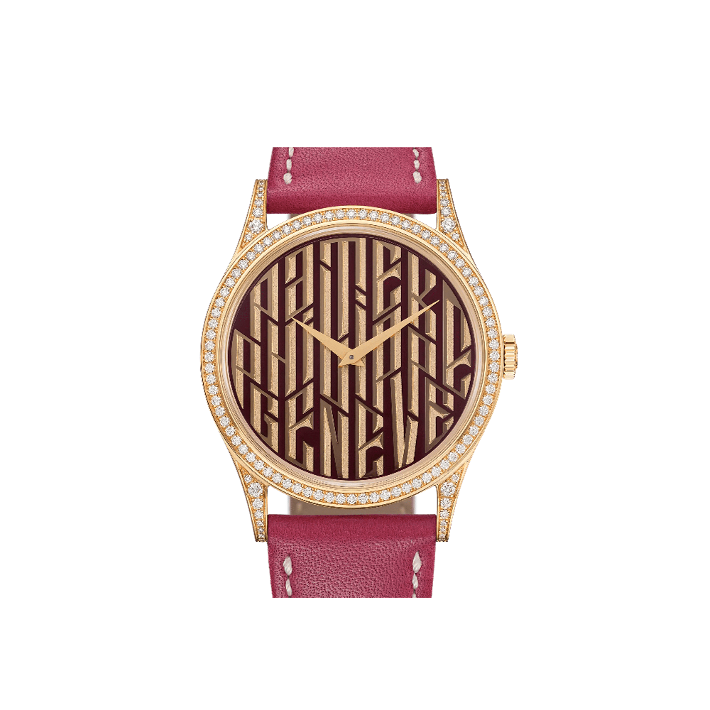 Patek Philippe Pink Typography Rose Gold