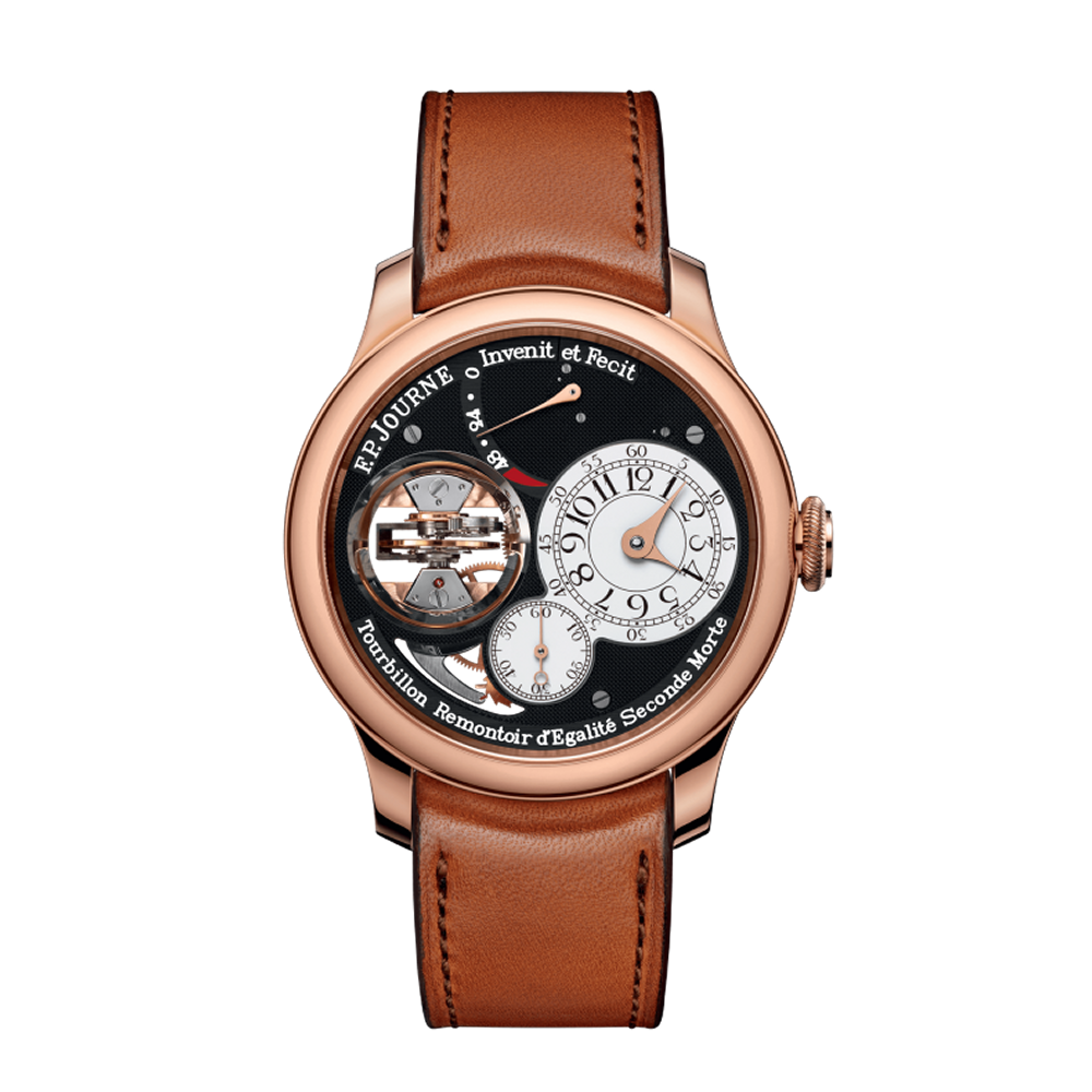 F.P. Journe Tourbillon Souverain Vertical 6N Gold Black