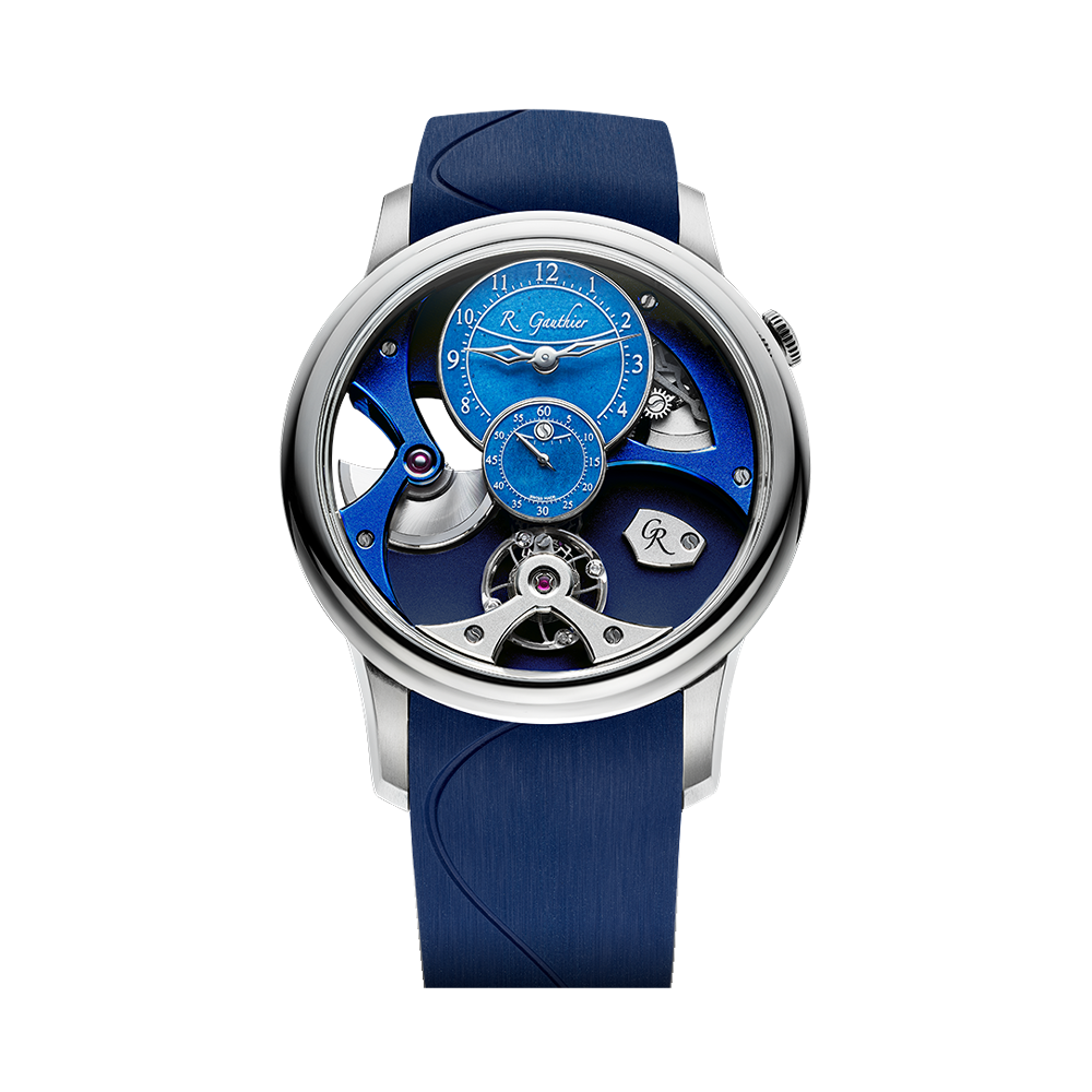 Romain Gauthier Insight Micro-Rotor — Chrono Peace Edition Skeletonised/Openwork Dial Straps