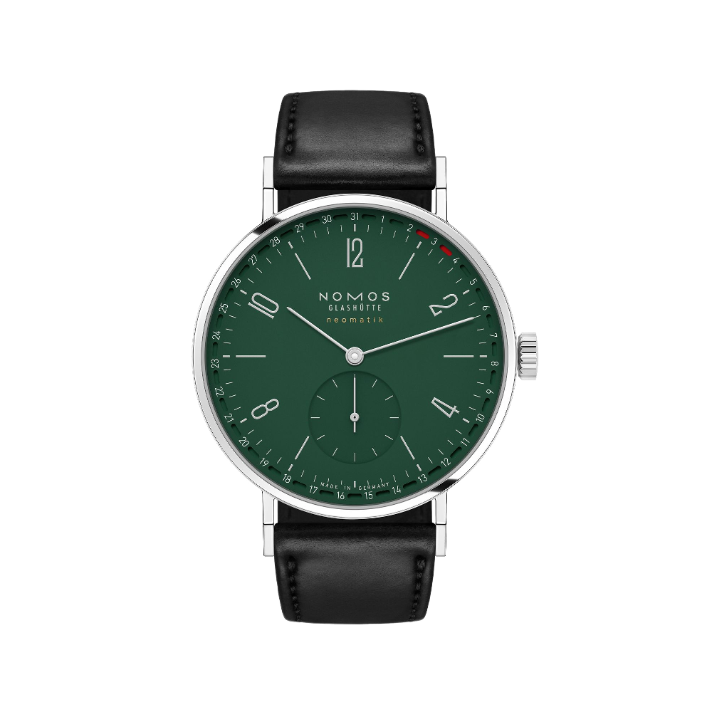 Nomos Tangente Neomatik 38 Update Stainless Steel / Forest Green / Closed Case Back