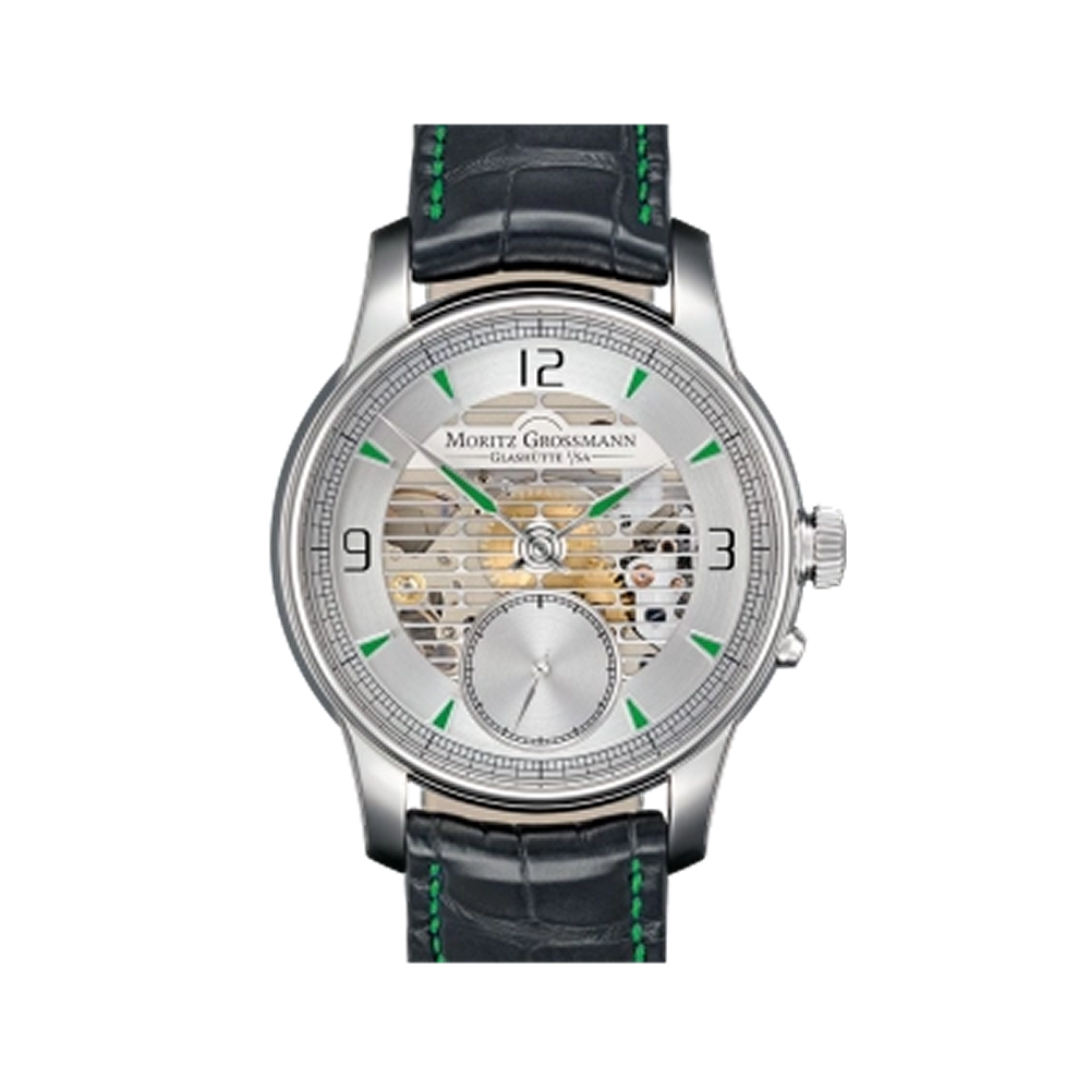 Moritz Grossmann Atum Pure L Stainless Steel / Green