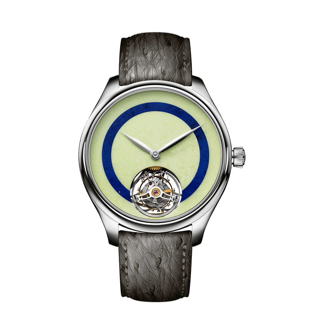 H. Moser & Cie Endeavour Tourbillon Concept POP Lemon Chrysoprase and Lapis Lazuli