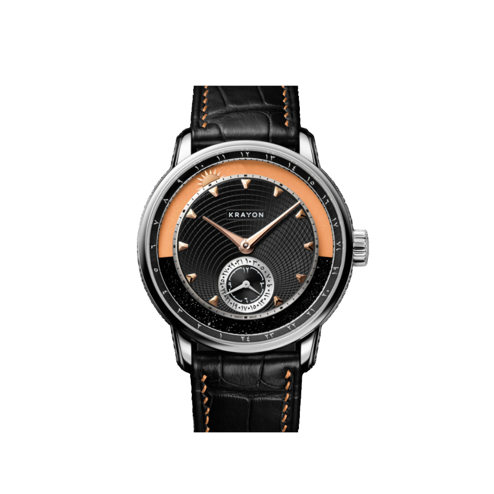 Krayon Anywhere Perpétuel Stainless Steel — Eastern Arabic Dial